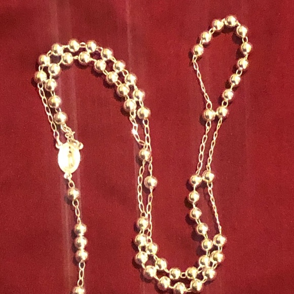 PRECIOUS ROSARY “ROUNDED” - 925 SILVER - Picture 3 of 11